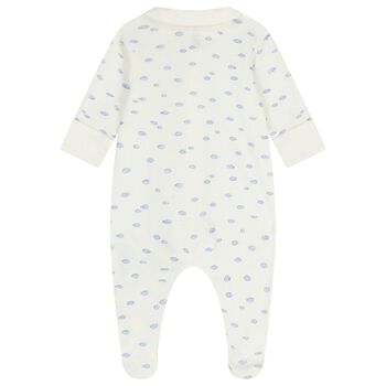Baby Boys Ivory Cloud Babygrow