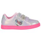 Girls Multi-Coloured Logo Trainers, 1, hi-res
