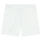 Yellow & White Teddy Bear Logo Shorts Set, 3, hi-res