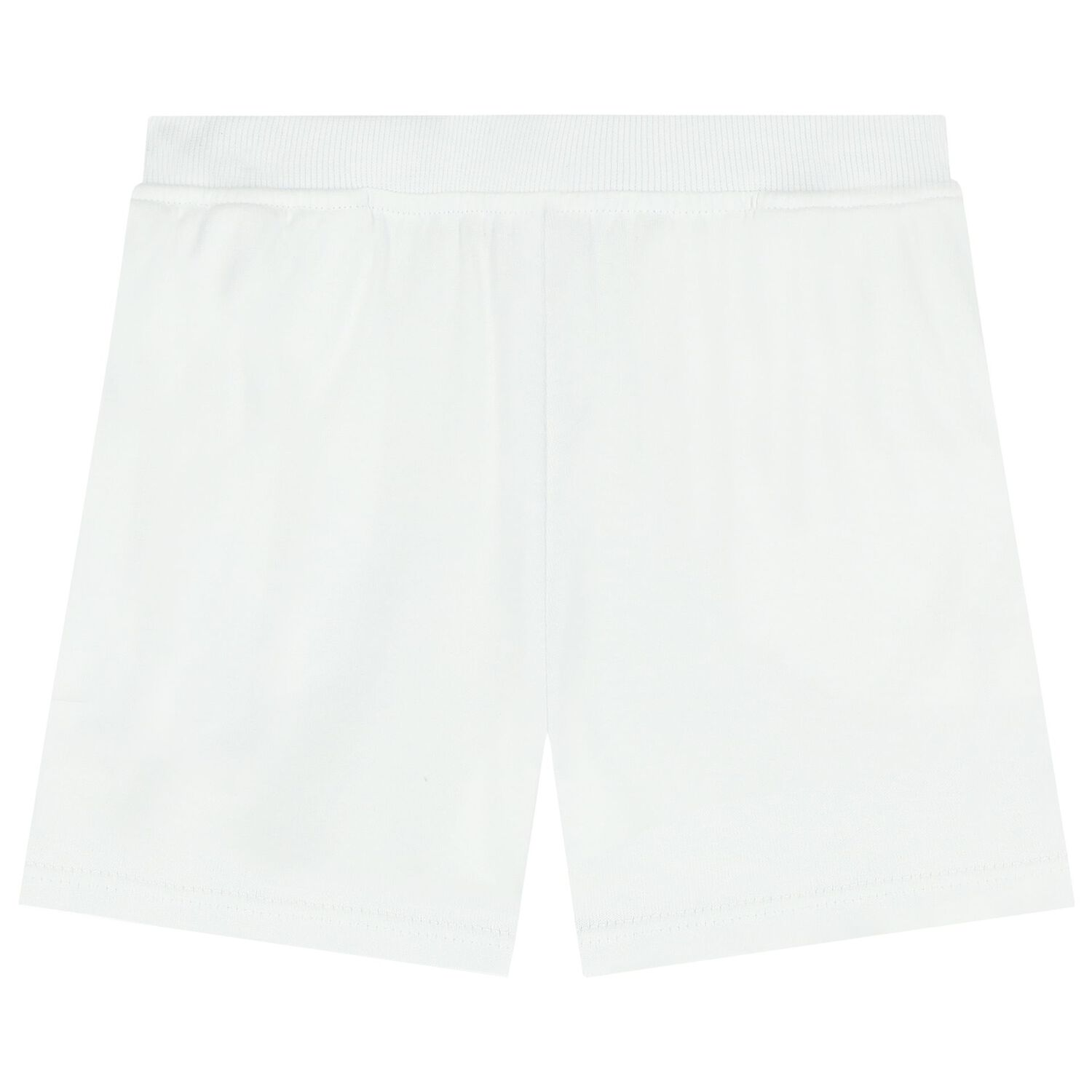 Yellow & White Teddy Bear Logo Shorts Set, 3, hi-res image number null