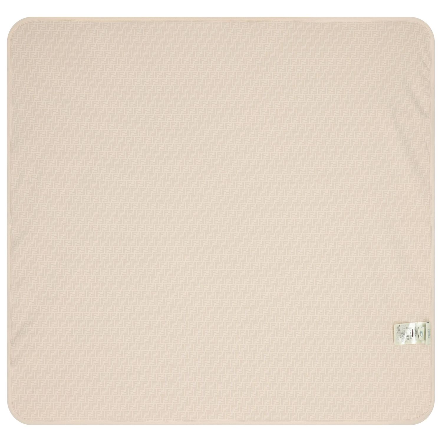 Beige Logo Baby Blanket, 3, hi-res
