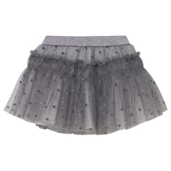 Younger Girls Grey Tulle Skirt