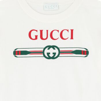 White Cotton Logo T-Shirt