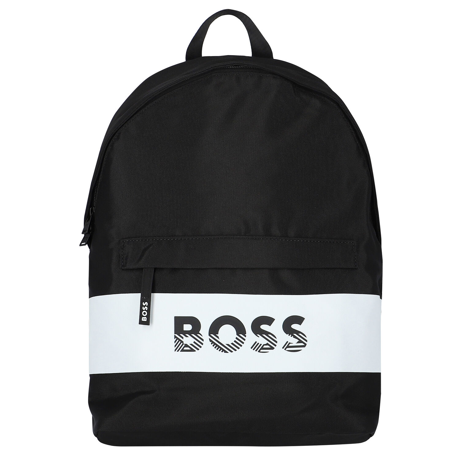 Boys Black Logo Backpack, 1, hi-res image number null