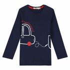Younger Boys Navy & Red Tracksuit Set, 1, hi-res