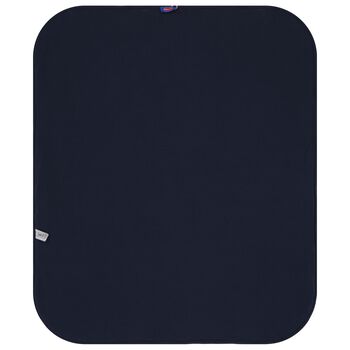 Baby Boys Blue & Navy Blue Logo Blanket