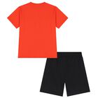 Boys Red & Black Shorts Set, 3, hi-res