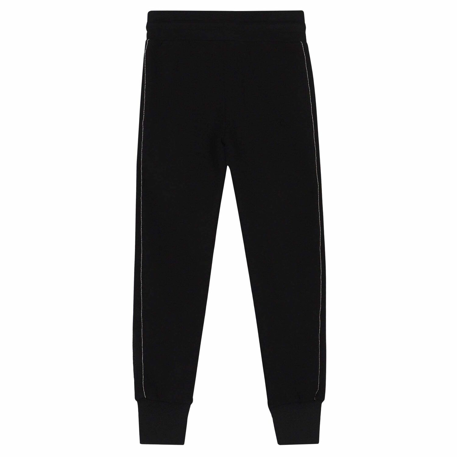 Girls Black Joggers, 2, hi-res