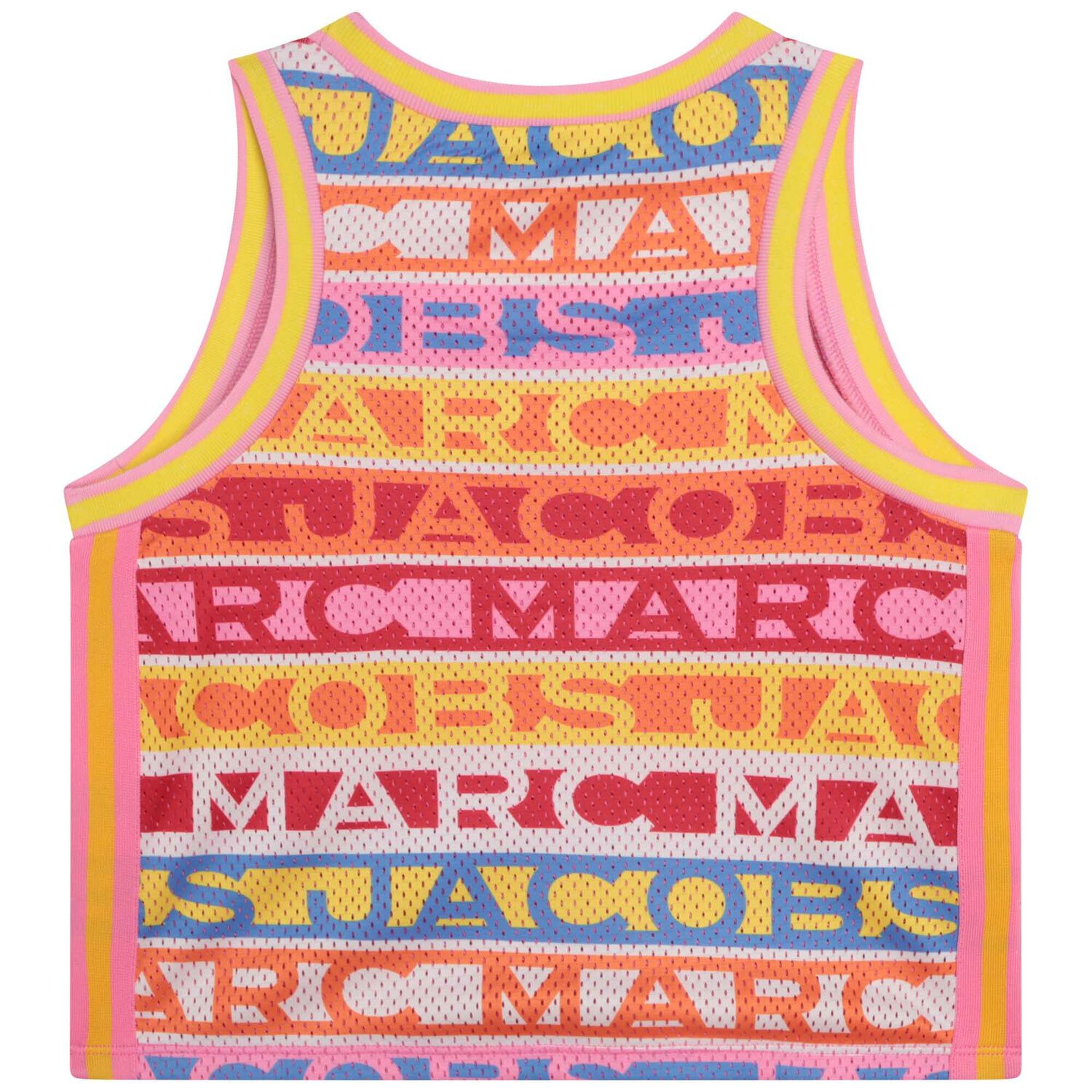 Girls Multi-Colored Logo Sleeveless Top, 1, hi-res