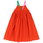 Girls Red Dress, 1, hi-res