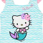 Girls Blue & White Hello Kitty Swimsuit, 1, hi-res