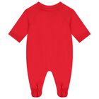 Red & Gold Logo Babygrow Gift Set, 2, hi-res