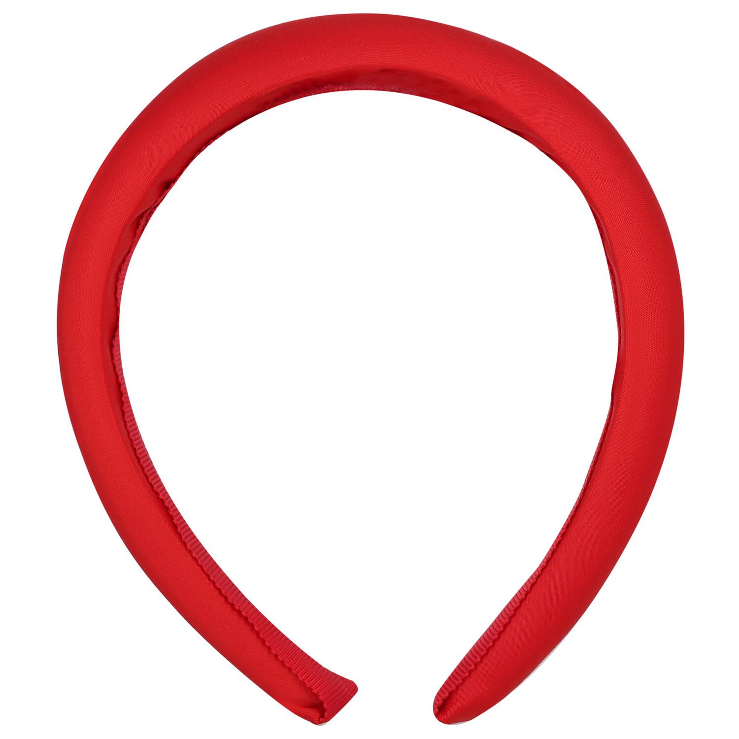 Girls Red Logo Padded Headband, 1, hi-res
