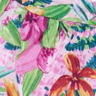 Girls Pink & Green Floral Shorts, 2, hi-res