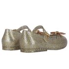 Younger Girls Gold & Silver Glitter Jelly Shoes, 3, hi-res