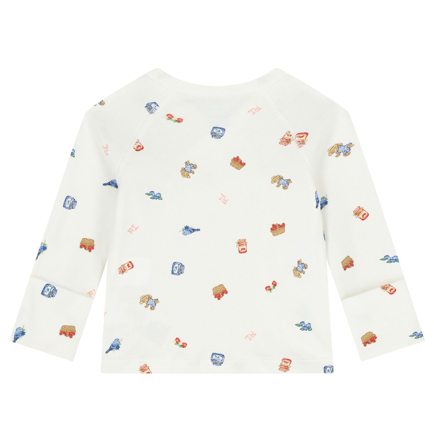 Baby Girls Ivory Polo Bears & Berry Babygrow Gift Set, 1, hi-res