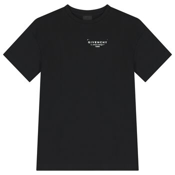 Girls Black Logo T-Shirt Dress