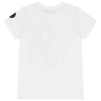 Boys White Logo T-Shirt