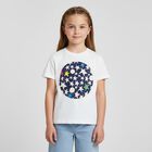 Girls White Logo T-Shirt, 1, hi-res