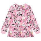 Girls Pink Logo Leggings Set, 1, hi-res