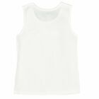 Girls Ivory & Gold Logo Top, 1, hi-res