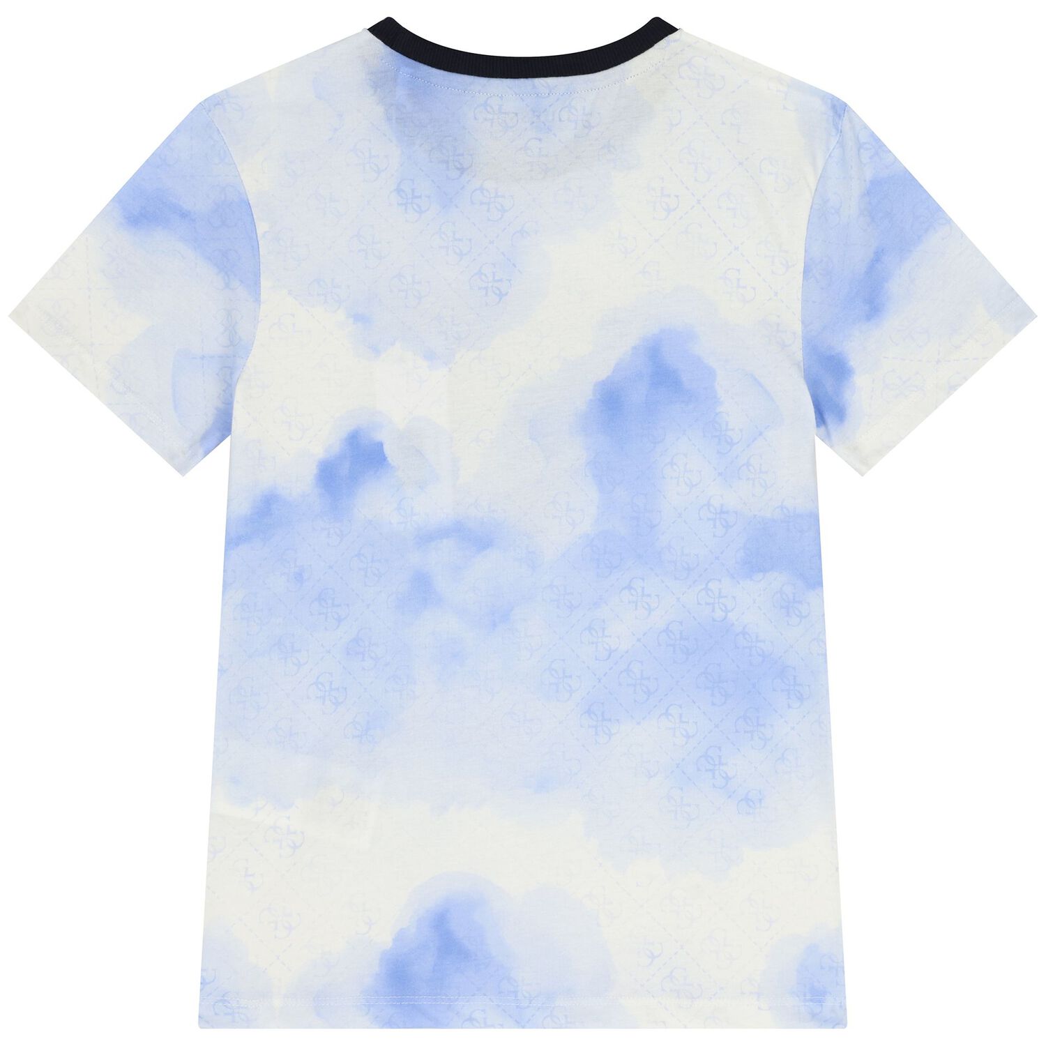 Boys White & Blue Logo T-Shirt, 1, hi-res