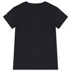 Boys Black Jordan Logo T-Shirt, 1, hi-res