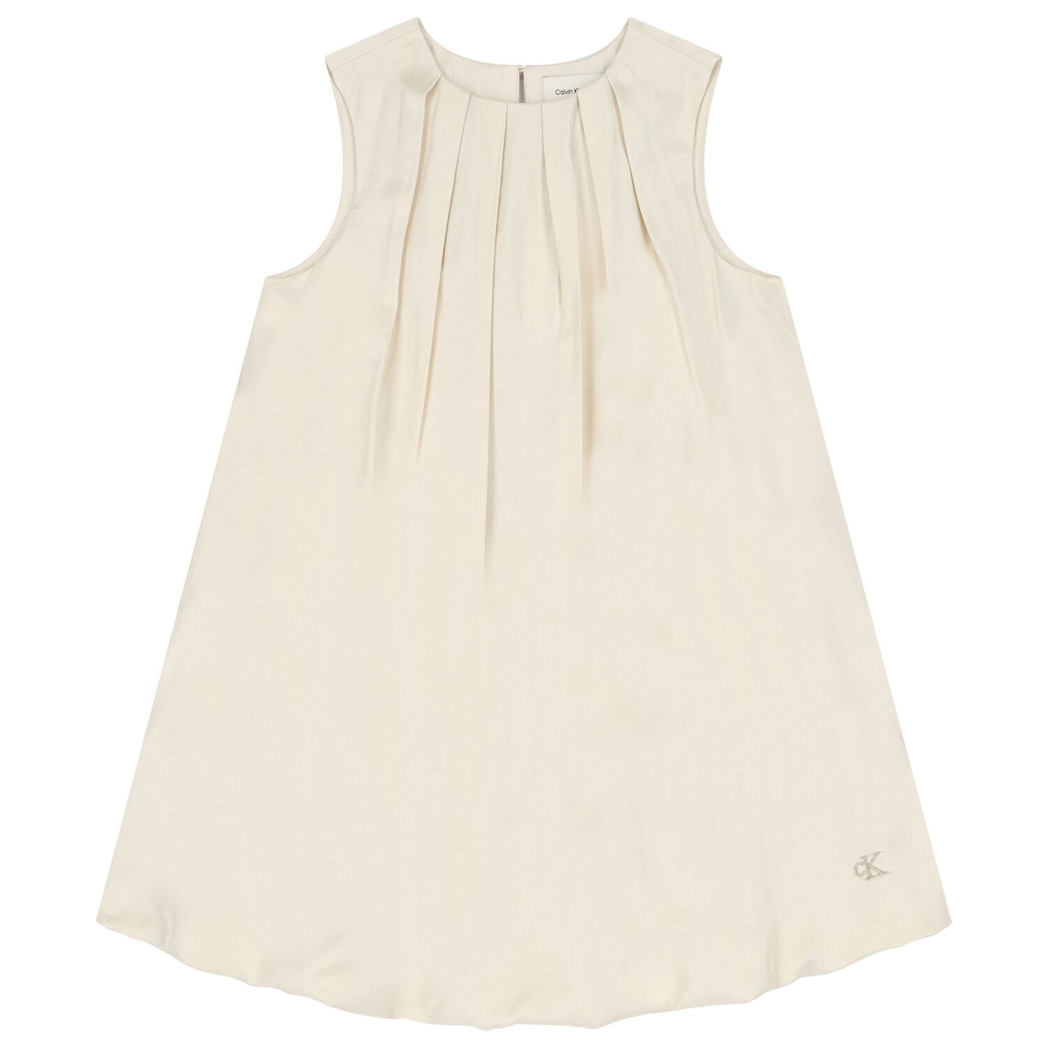 Girls Gold Logo Dress, 1, hi-res