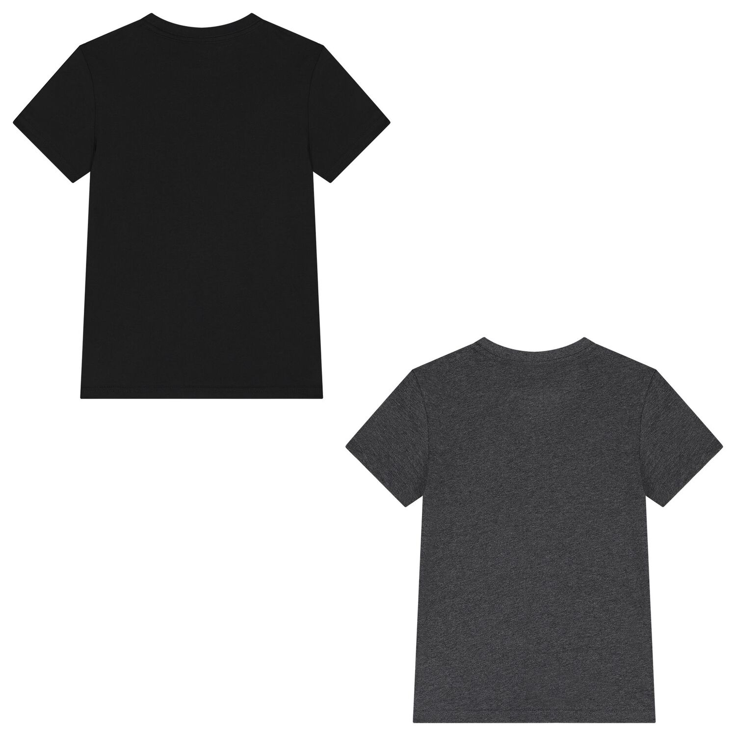 Boys Black & Grey Logo T-Shirts ( 2 Pack ), 7, hi-res