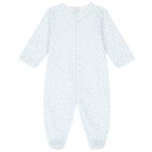 Baby Boys White and Blue Stars Babygrow Gift Set, 2, hi-res