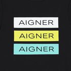 Boys Black Logo T-Shirt, 2, hi-res