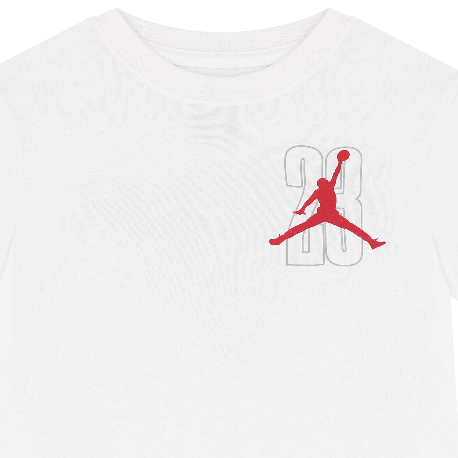 Boys White Jordan Logo T-Shirt, 1, hi-res