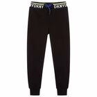 Boys Black Logo Joggers, 1, hi-res