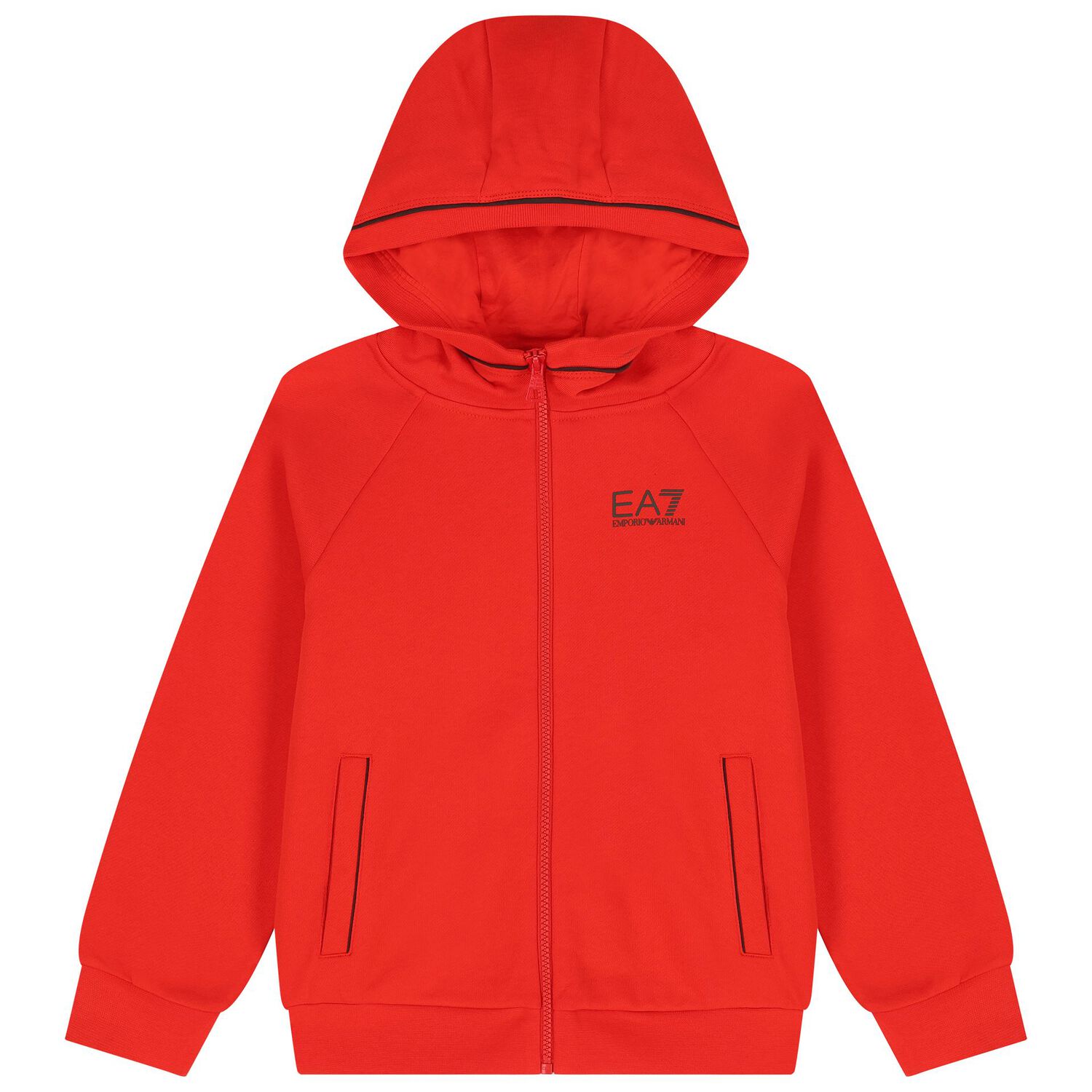 Boys Red & Black Logo Tracksuit, 1, hi-res