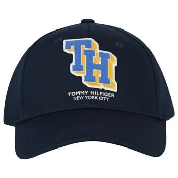 Boys Navy Blue Varsity Logo Cap