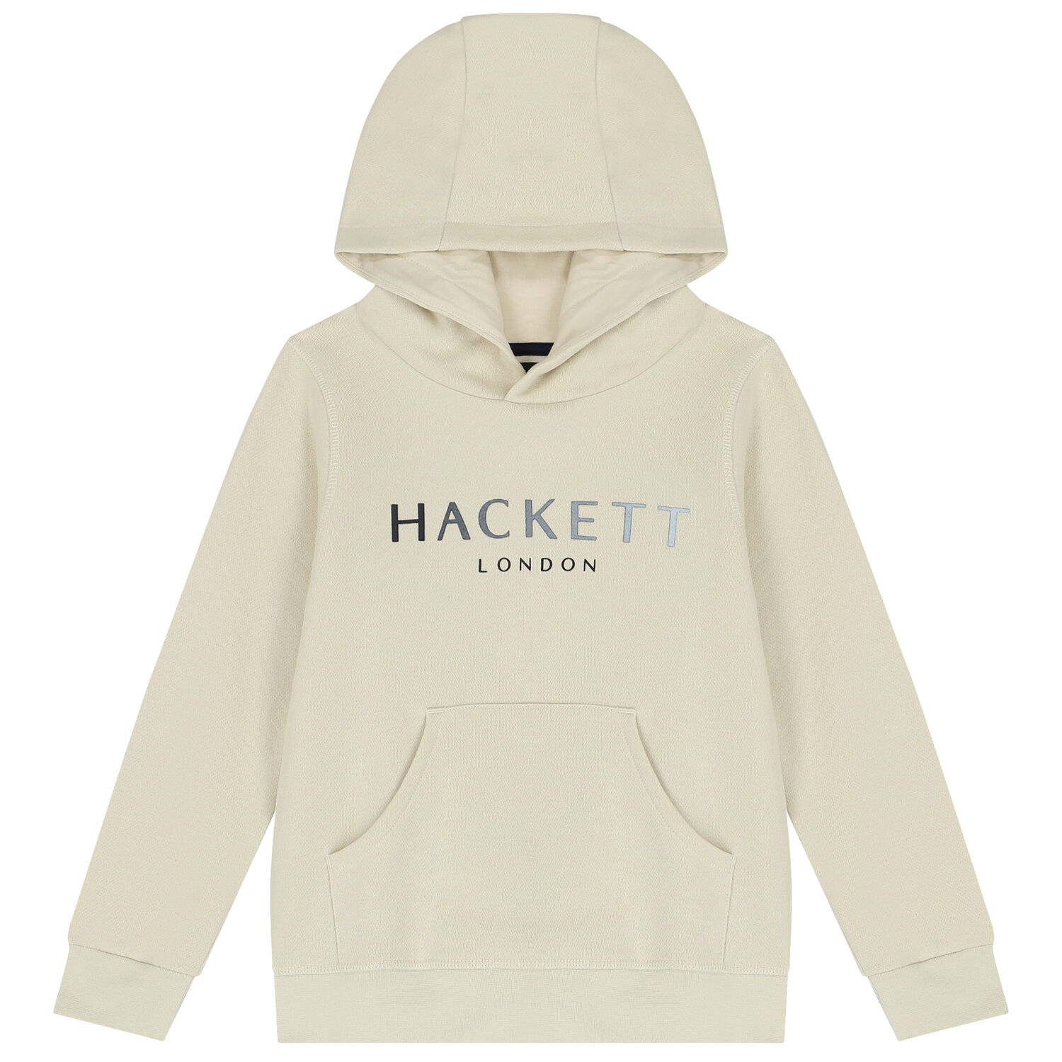 Boys Ivory Logo Hooded Top, 2, hi-res