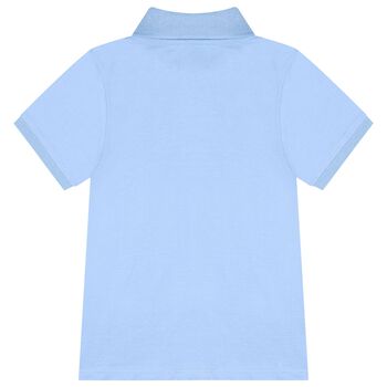 Boys Blue Mickey Mouse Disney Polo Shirt