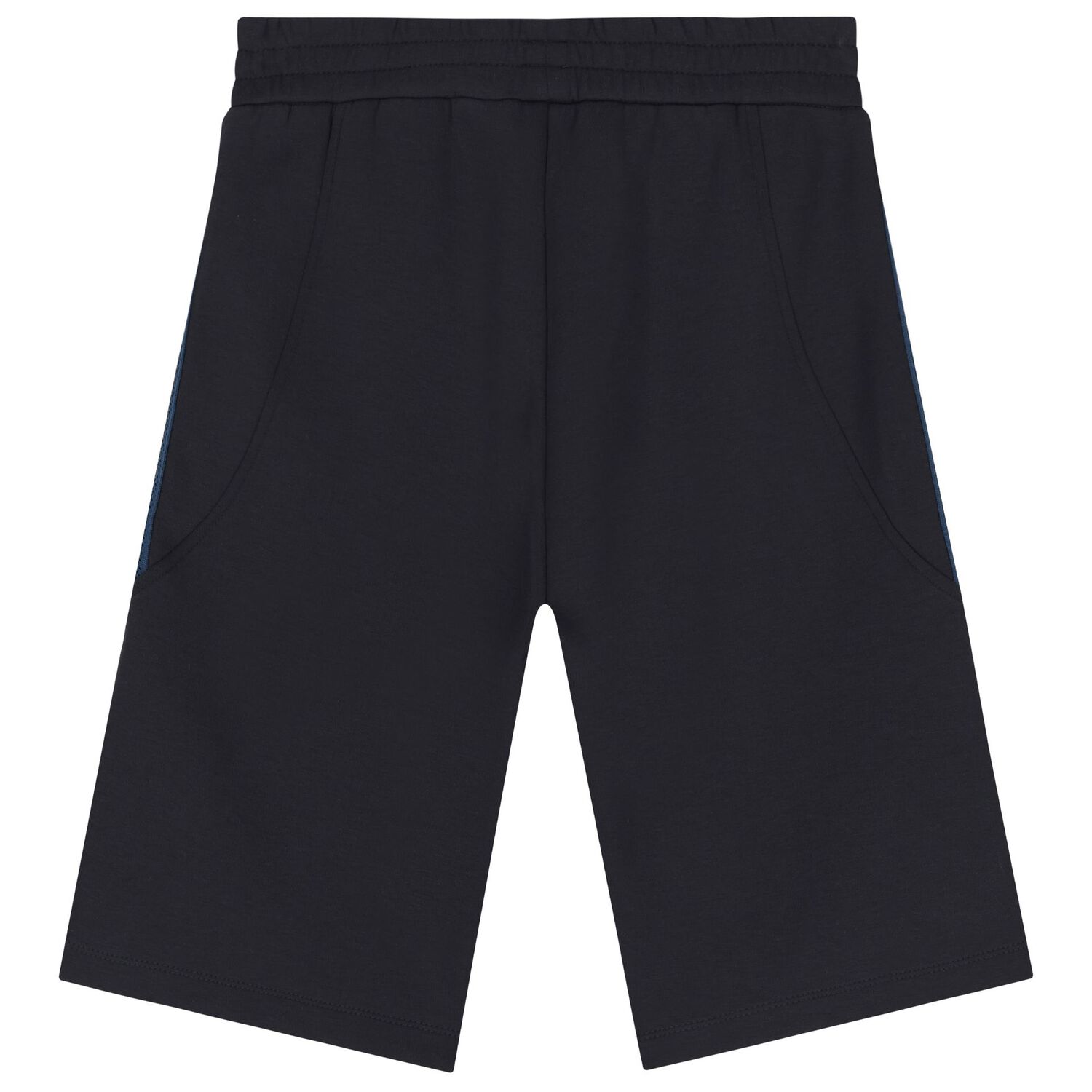 Boys Ivory & Navy Blue Shorts Set, 1, hi-res image number null