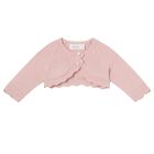 Baby Girls Pink Knitted Cardigan, 3, hi-res
