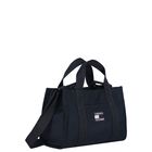Girls Navy Blue logo Hand Bag ( 22cm ), 1, hi-res