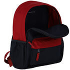 Boys Navy Blue & Red Varsity Logo Backpack, 1, hi-res