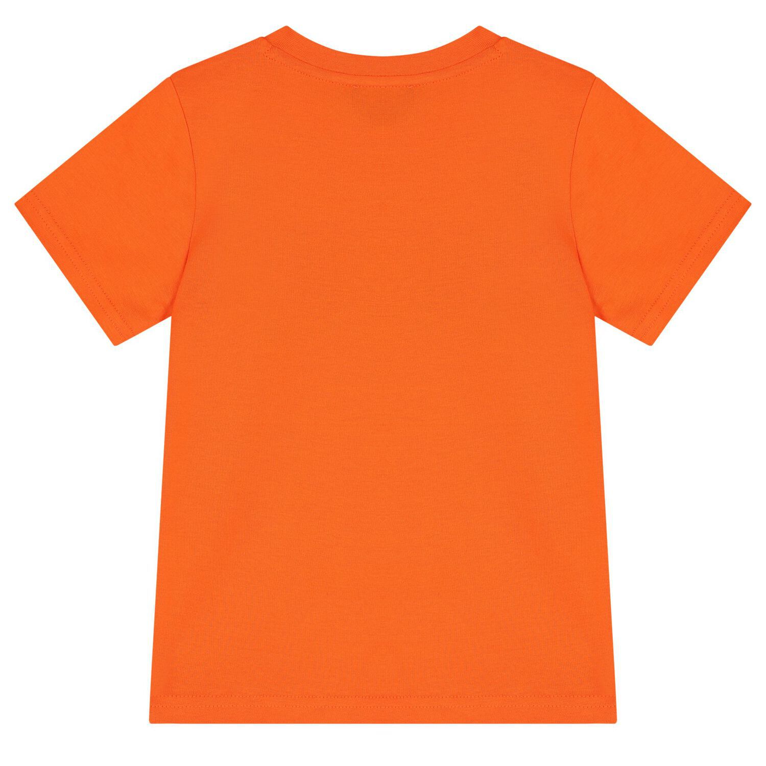 Boys Orange Logo T-Shirt, 1, hi-res