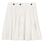 Girls Ivory Pinstripe 2 in 1 Pinafore Dress, 1, hi-res