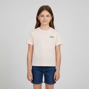 Girls Pink Logo T-Shirt