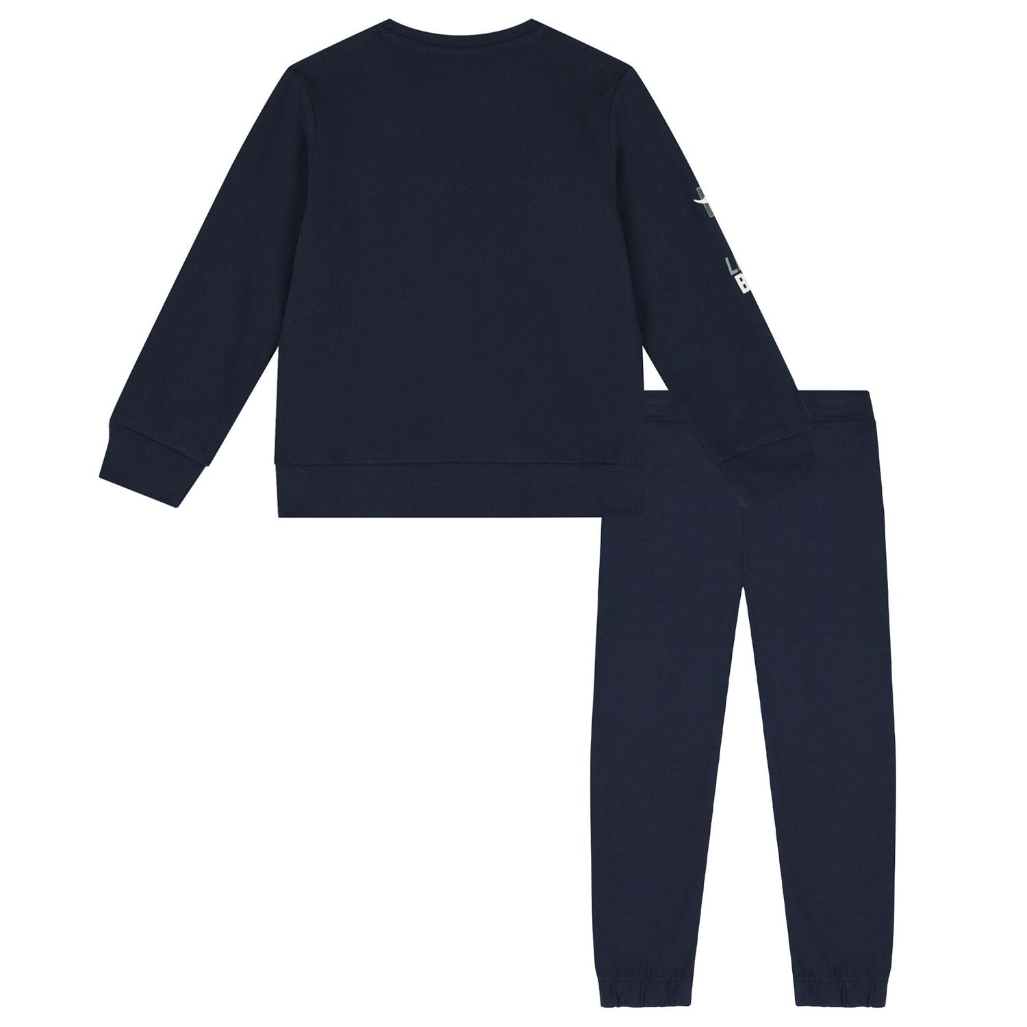 Boys Navy Blue Logo Dinosaur Tracksuit, 2, hi-res