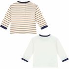 Baby Boys Ivory Long Sleeve Top ( 2-Pack ), 2, hi-res