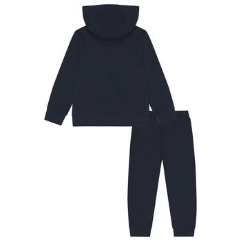 Boys Navy Blue Logo Tracksuit
