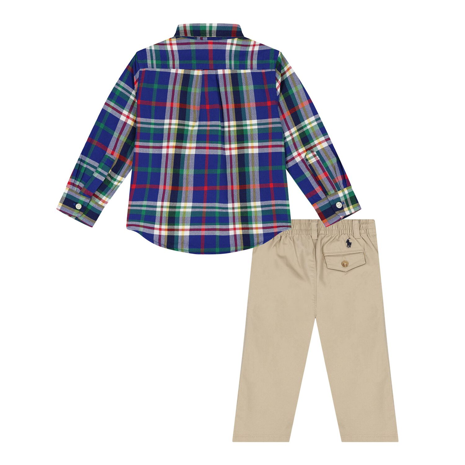 Baby Boys Multi-Coloured Logo Trousers Set, 1, hi-res