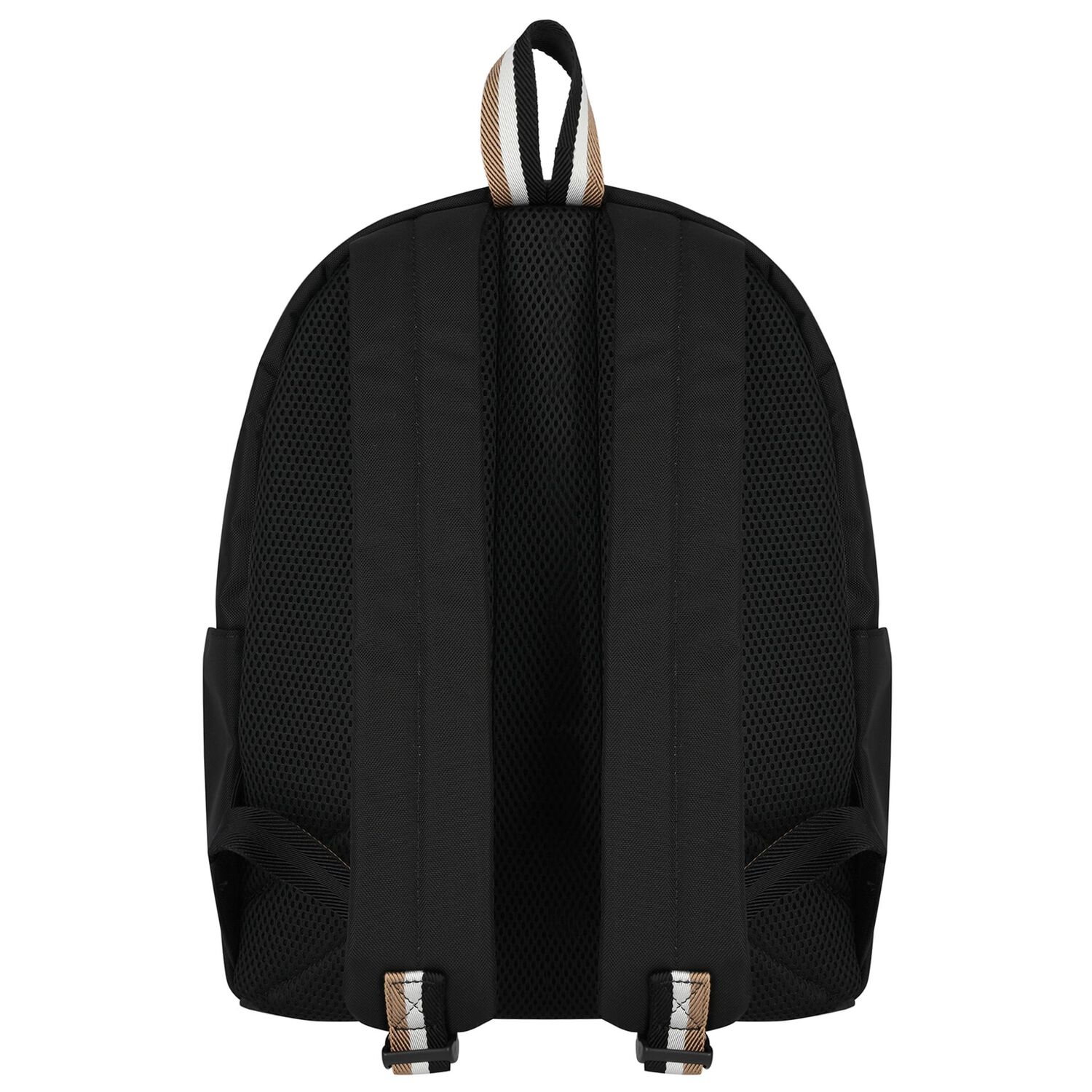Boys Black Logo Backpack, 1, hi-res image number null