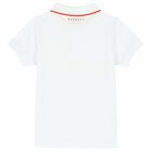 Boys White Aston Martin Polo Shirt, 1, hi-res